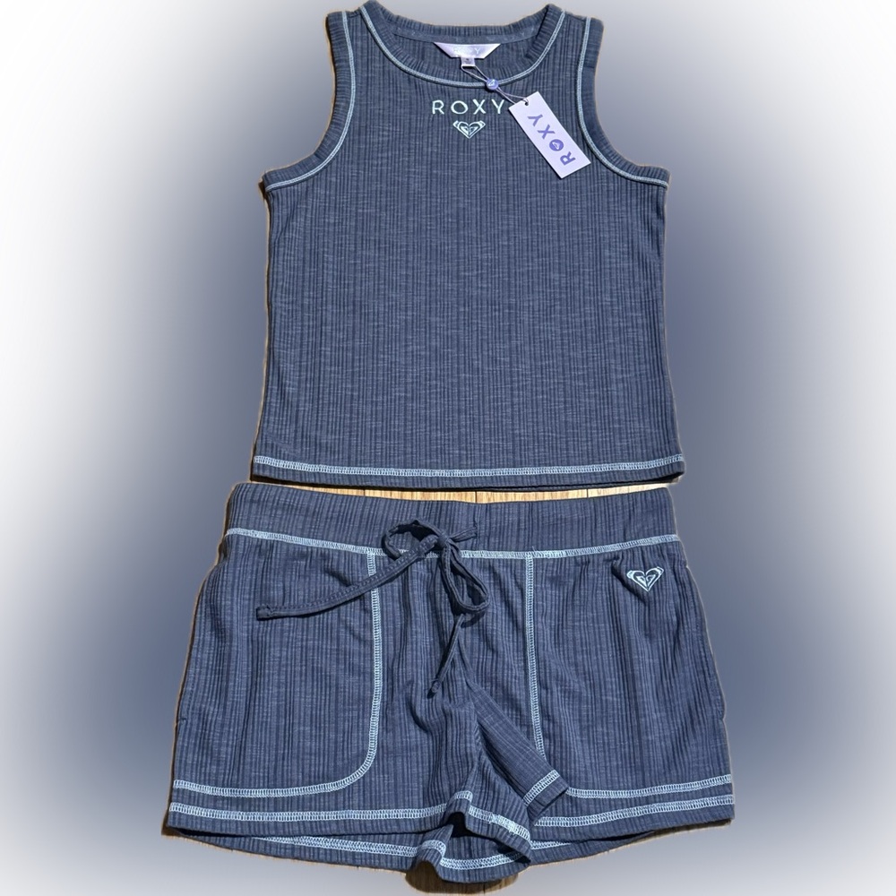 Roxy Tank Top and Shorts Pajamas Lounge Set - Picture 2 of 7